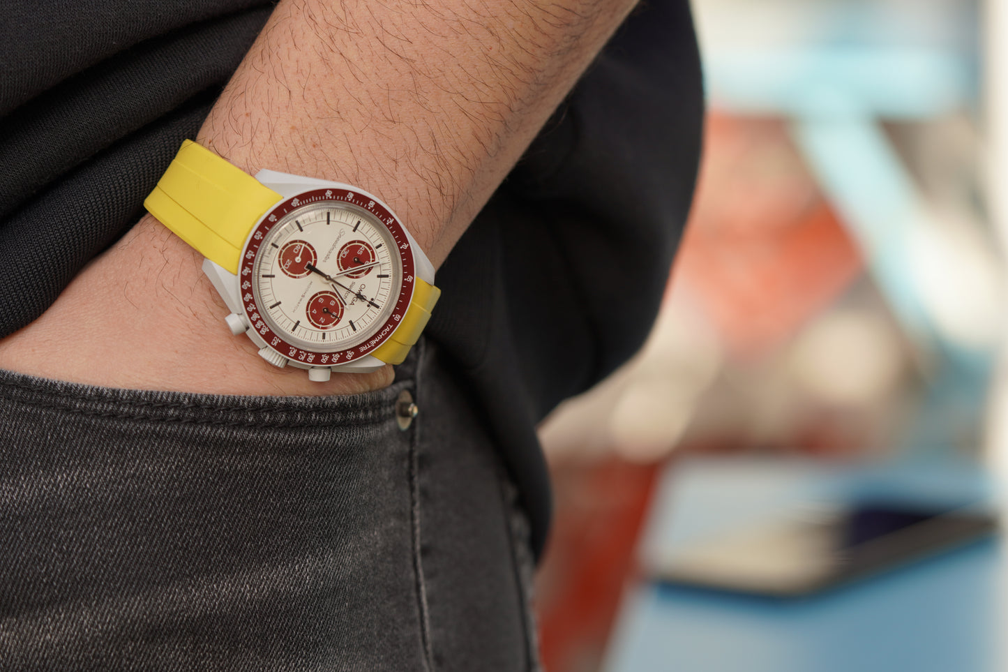 Curved FKM Rubber - Yellow