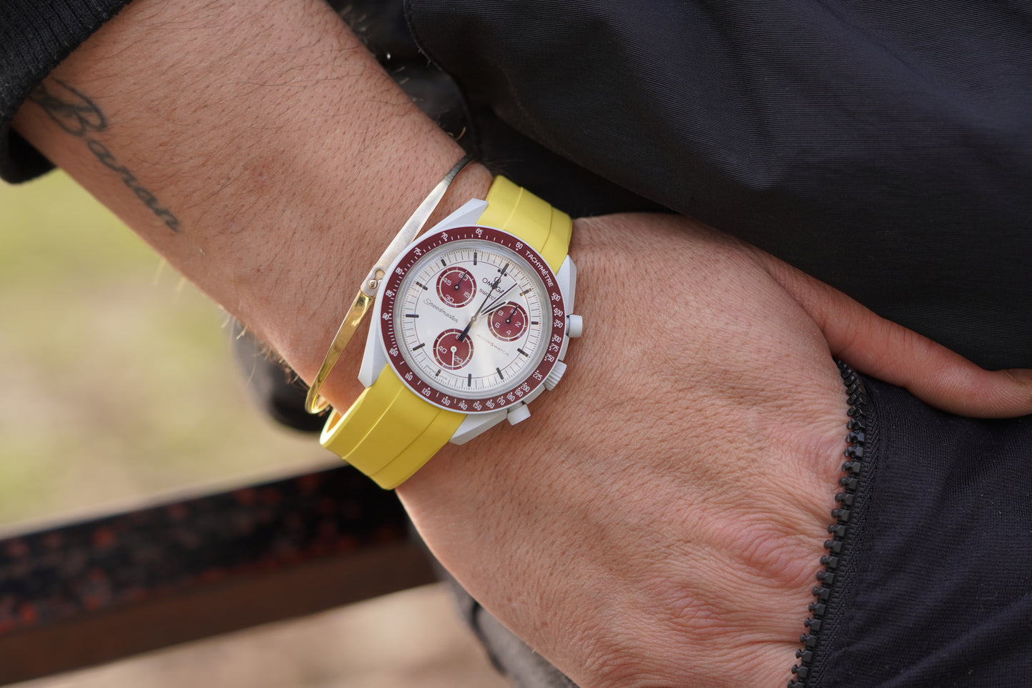 Curved FKM Rubber - Yellow