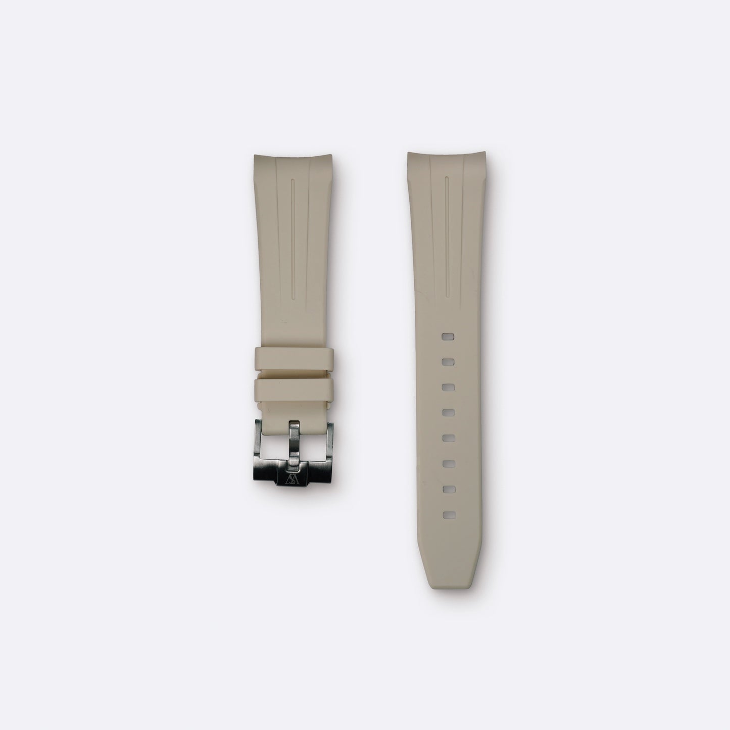 Curved Rubber for Blancpain x Swatch - Stone