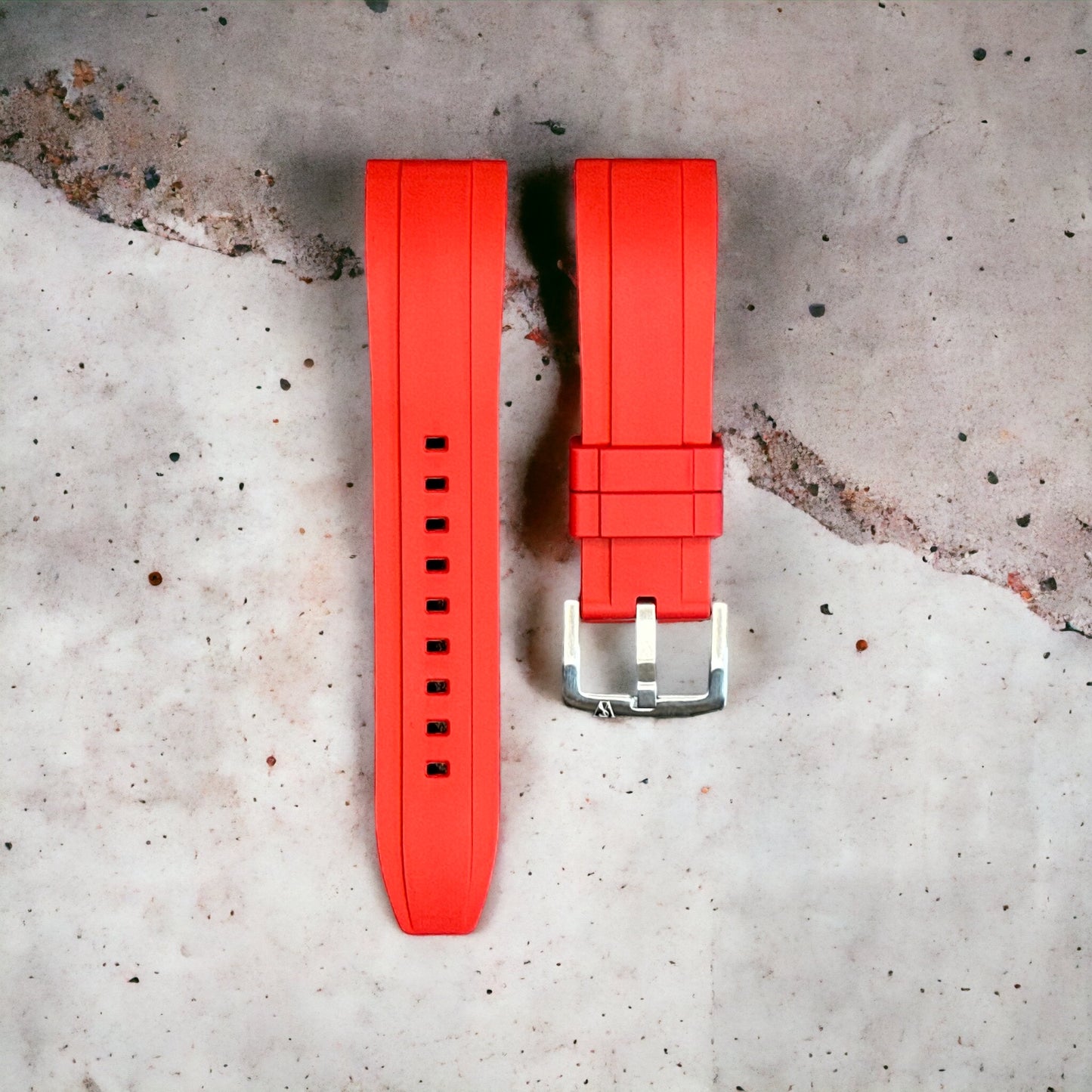 FKM Rubber Strap - Red