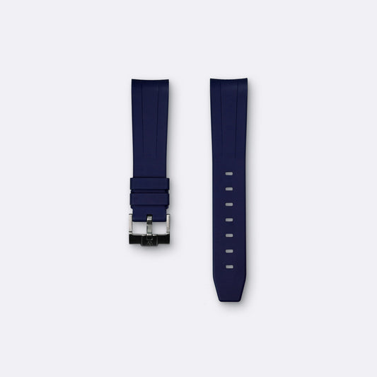 Curved FKM Rubber - Navy Blue