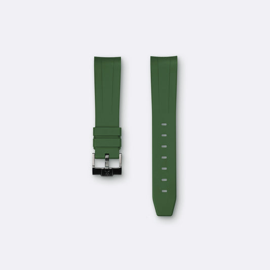 Curved FKM Rubber - Green