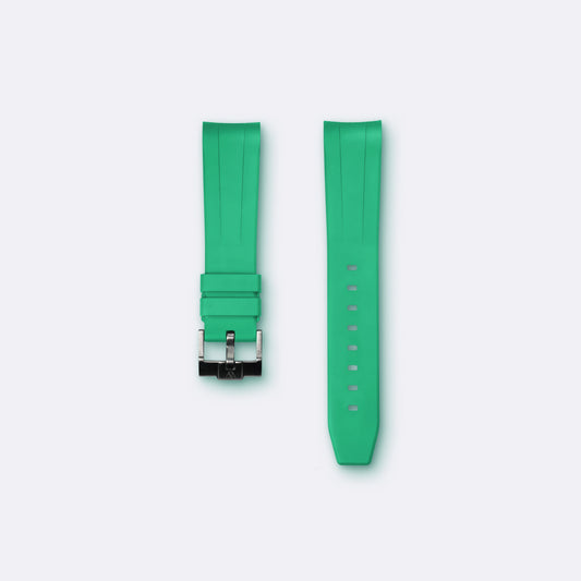 Curved Rubber for Blancpain x Swatch - Green