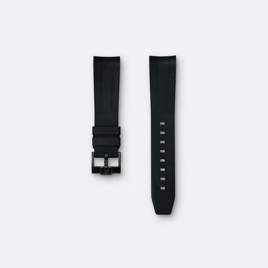Curved Rubber for Blancpain x Swatch - Black
