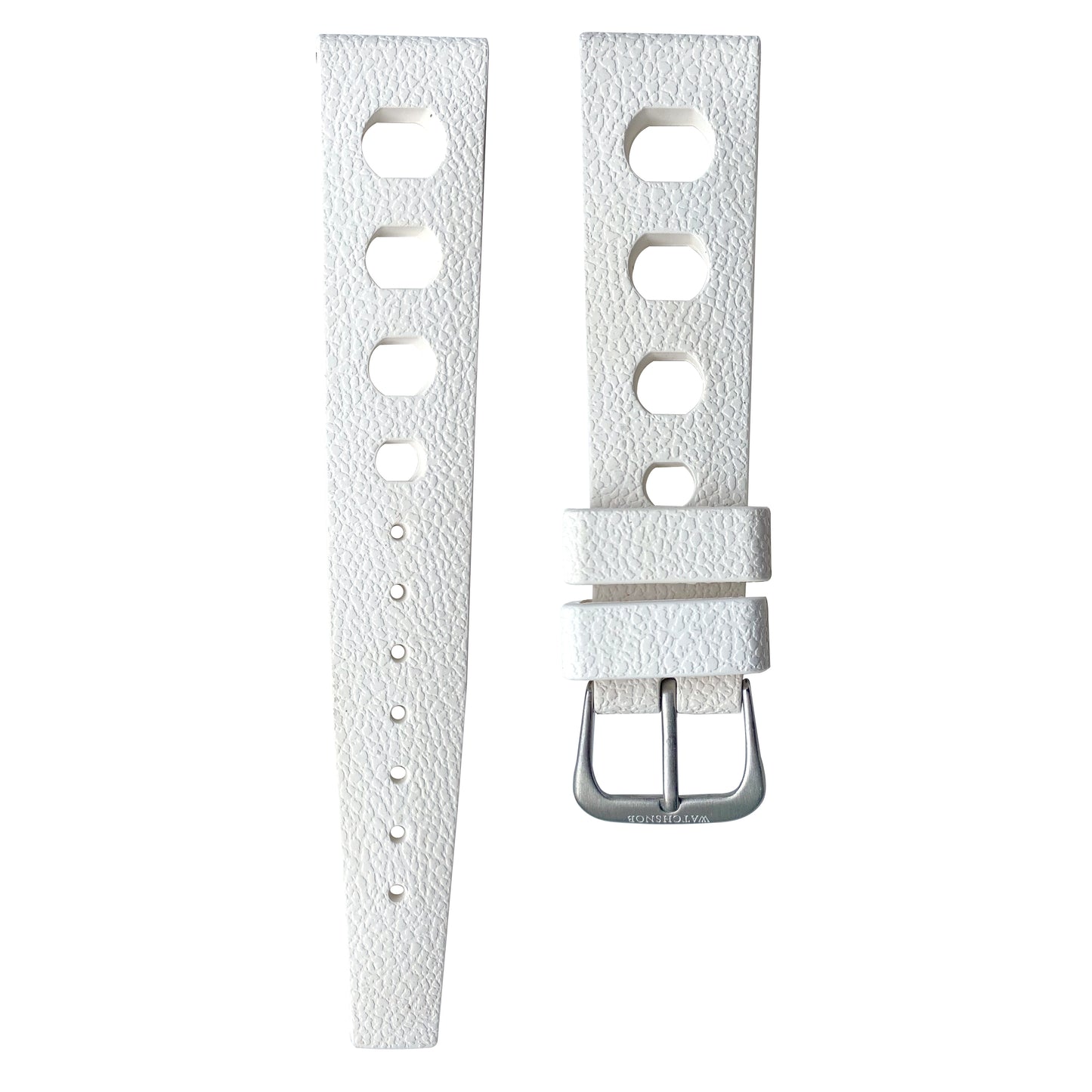 Tropical Racing Strap - White - Watch Snob